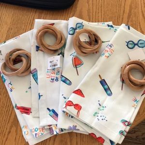 Pier 1 Summer Themed Napkin Set